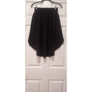 Lululemon The Everyday Skirt NWT Sizes 6.  Black High Rise Elastic Knee Length